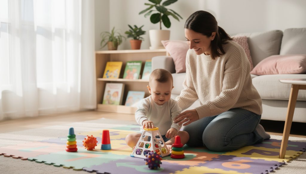 découvrez les meilleures idées d'activités pour bébé de 9 à 12 mois afin de stimuler son développement moteur, sensoriel et cognitif tout en s'amusant.