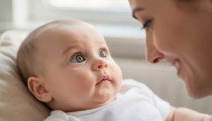 À quel âge bébé voit les visages : guide complet pour comprendre son développement visuel