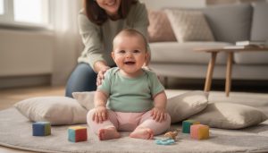 Quand bébé tient assis : guide complet pour accompagner son développement moteur