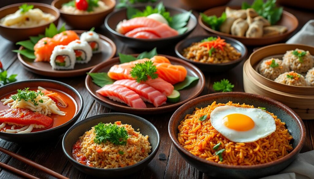 découvrez les plats asiatiques emblématiques à travers un voyage gourmand riche en saveurs et en traditions culinaires authentiques.